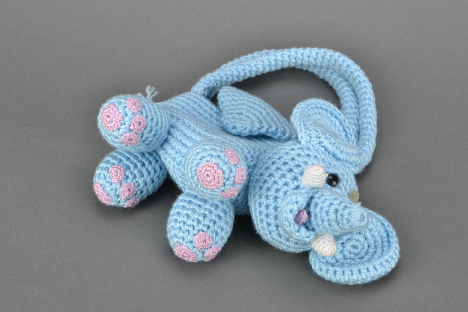 Children's crocheted purse Elephant photo 4