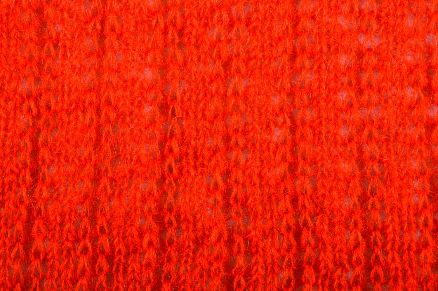 Шарф ручной работы красный вязаный шарф теплый шерстяной шарф дизайнерский фото 4