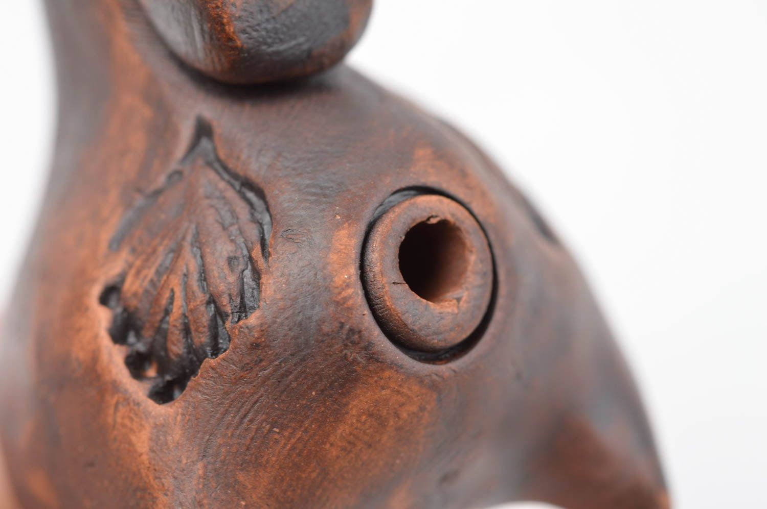 Свистулька из глины ручной работы глиняная свистулька игрушка из глины лошадка фото 5