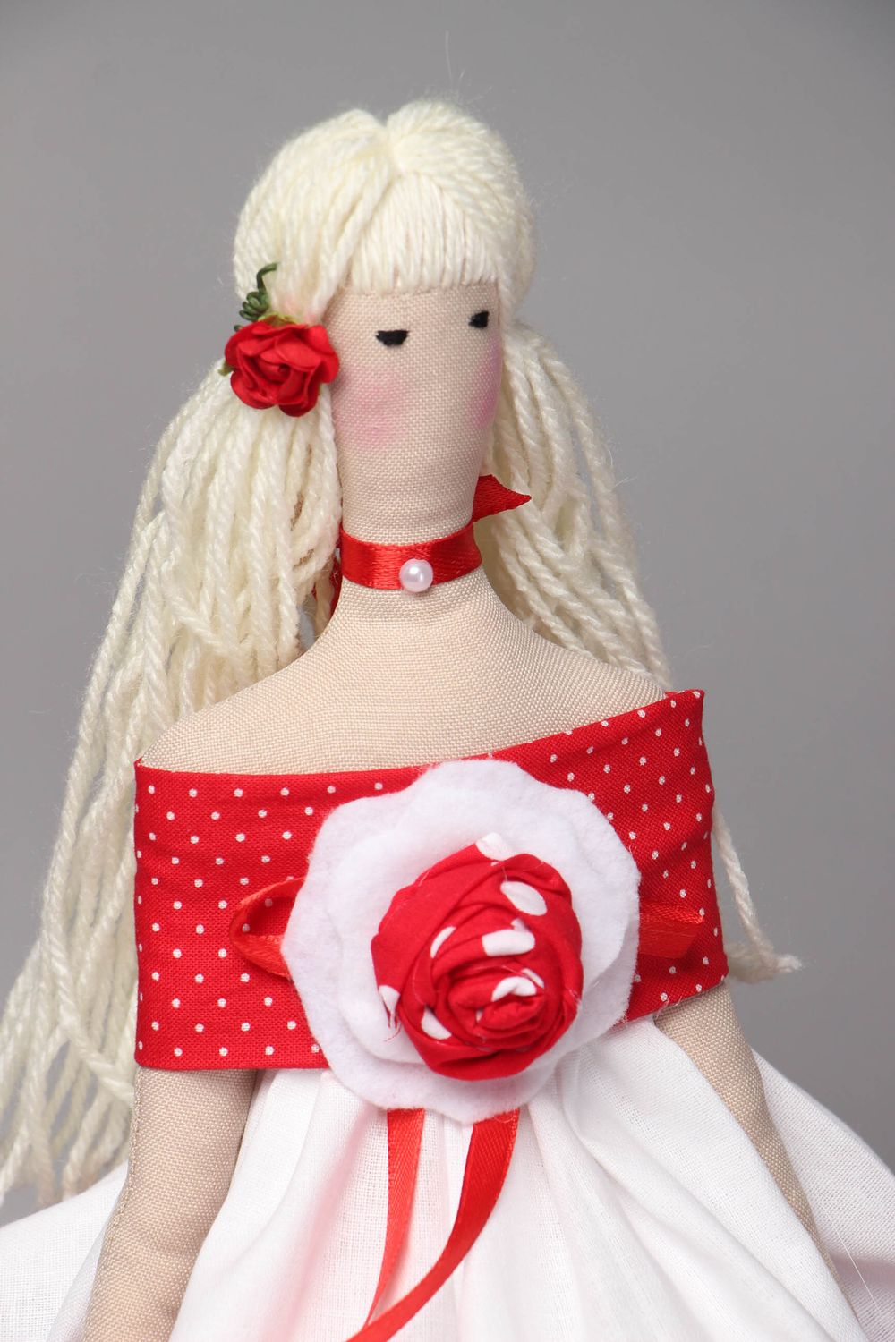 Grande poupée en tissu faite main  photo 2