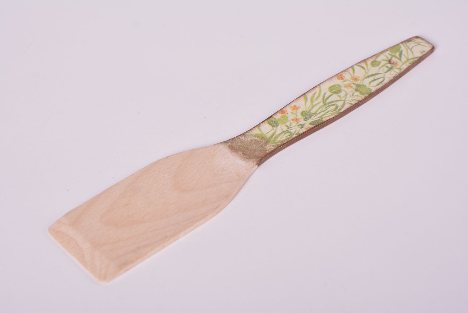 Handmade kitchen utensils wooden spatula chopping board  decoupage ideas photo 5