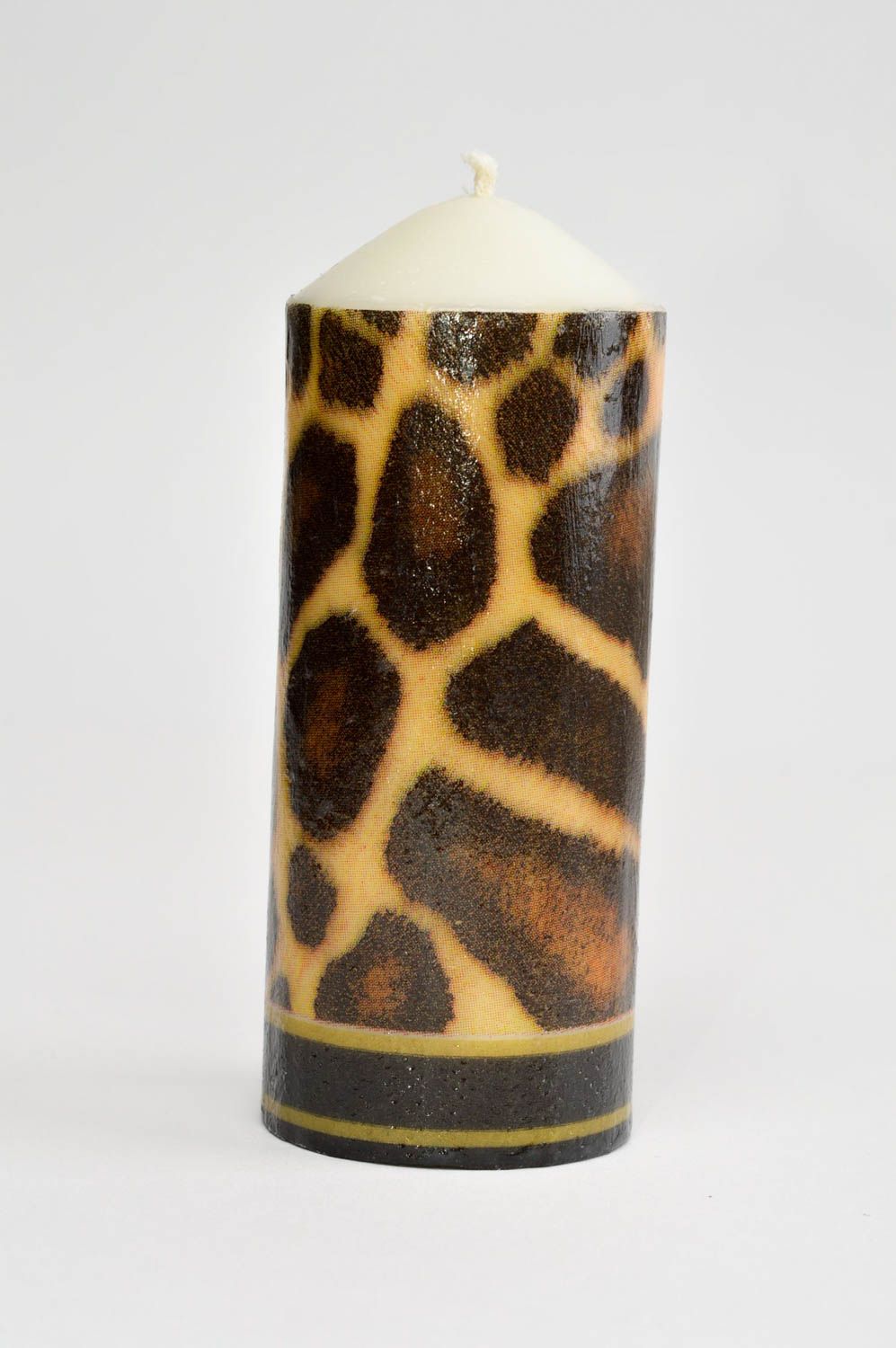 Bougie fait main aromatique Bougie de paraffine design girafe Déco maison photo 3