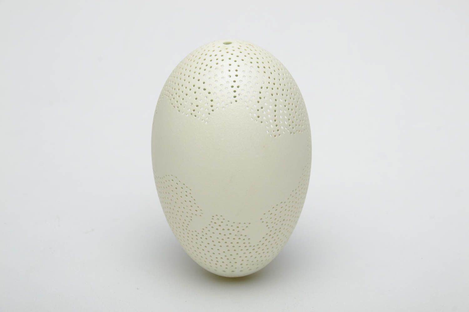 Гусиное яйцо с гравировкой Герб Украины фото 3