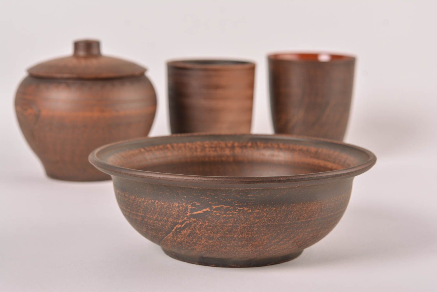 Suppenteller tief handmade Teller Keramik Designer Geschirr Geschenk Idee foto 1