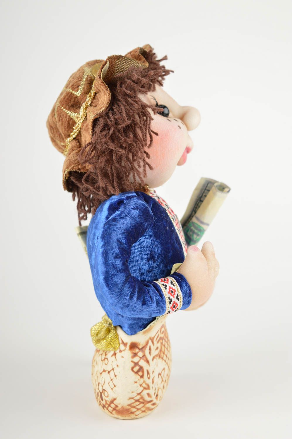 Авторская кукла игрушка ручной работы дизайнерская кукла на подарок другу фото 4