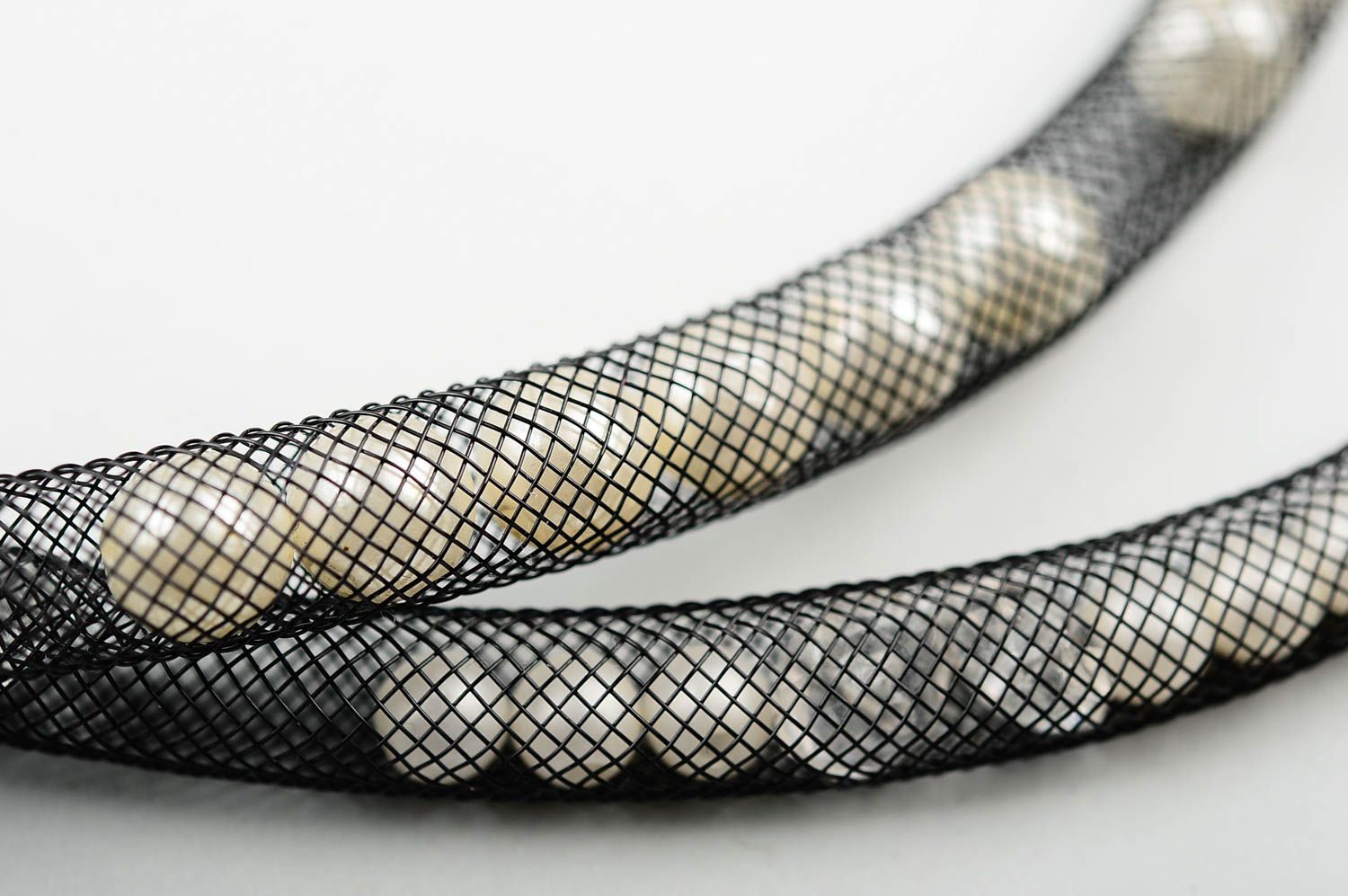 Handgefertigt Damen Collier Schmuck Halskette Accessoire für Frauen originell foto 5