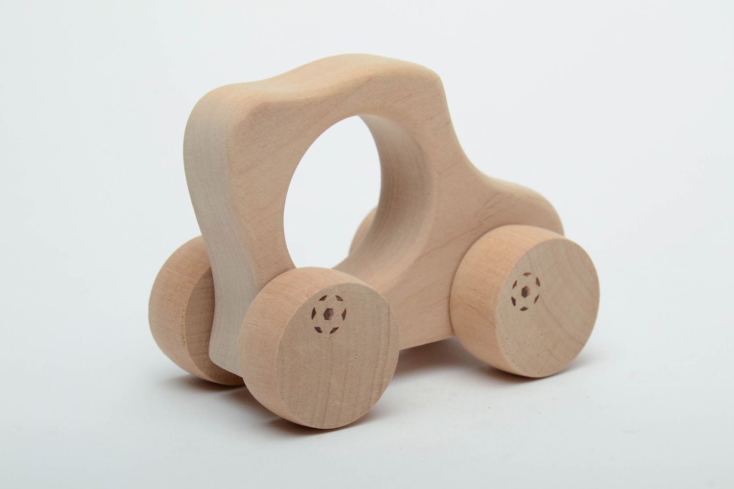 Wooden wheeled toy Car photo 3