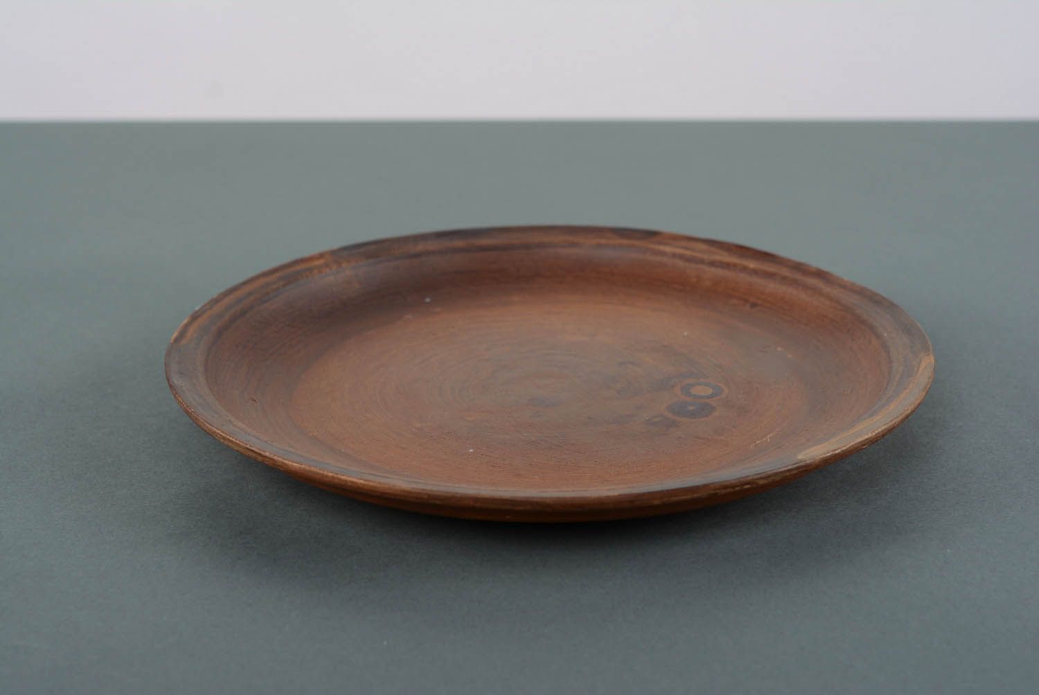 Глиняная тарелка фото 3