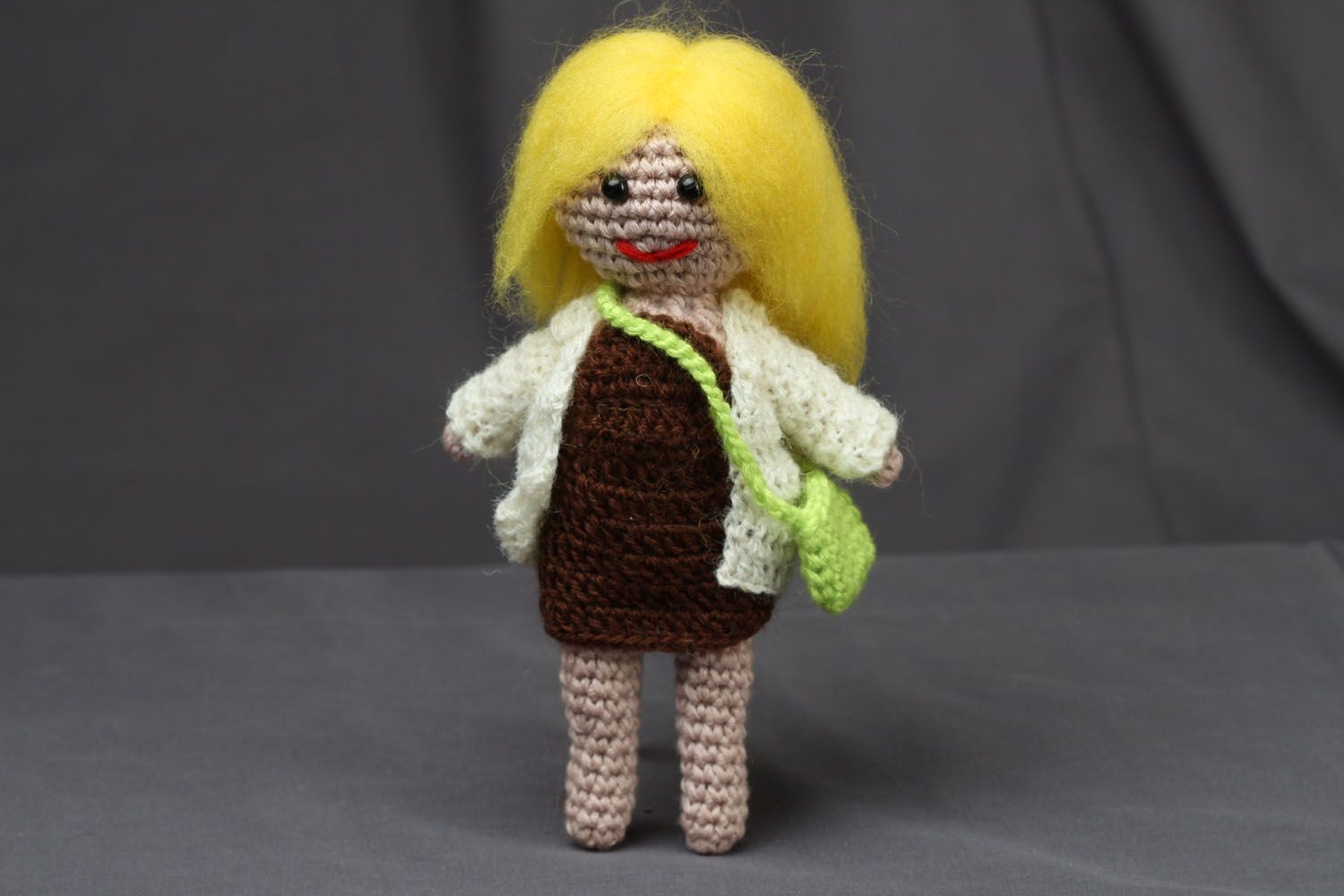 Soft crochet doll Blond photo 1
