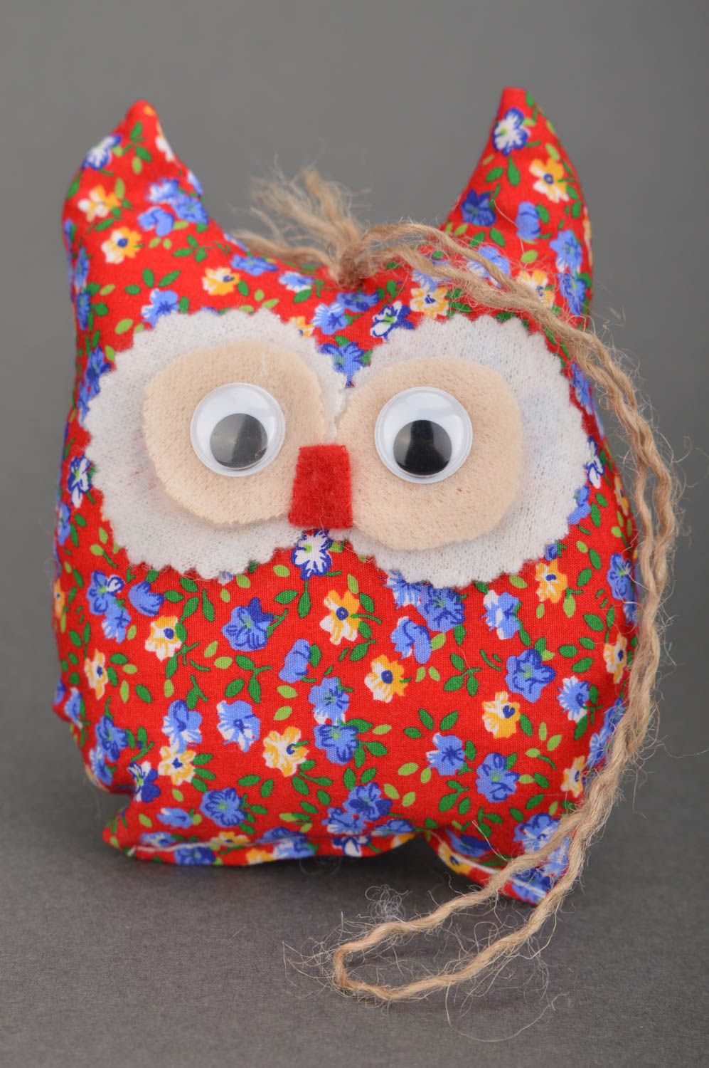 Handmade stuffed toy designer soft toy for baby nursery decor ideas owl doll photo 2