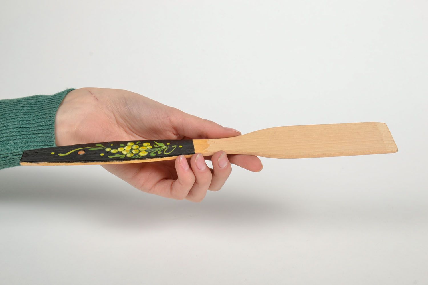 Handmade wooden spatula for pancakes photo 5