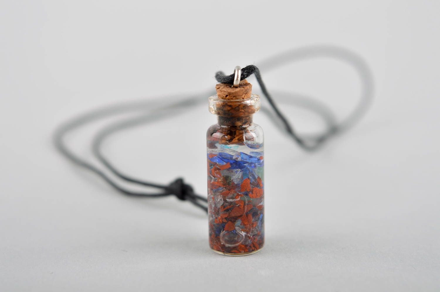 Handmade glass vial necklace fashion necklace designer jewelry gifts for girls photo 4