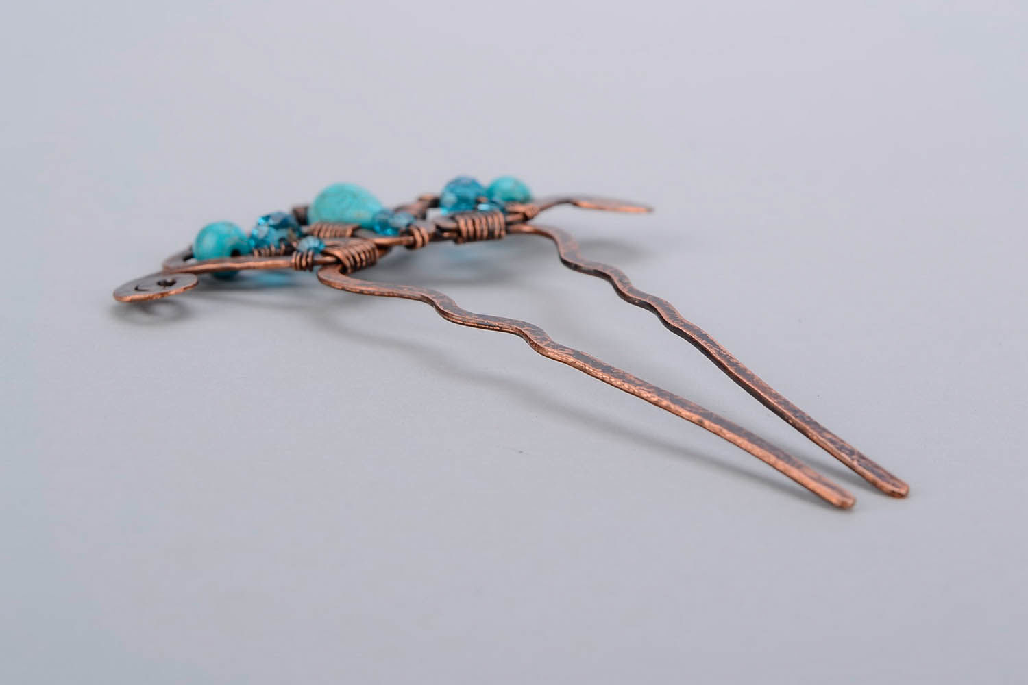 Hairpin with turquoise photo 5
