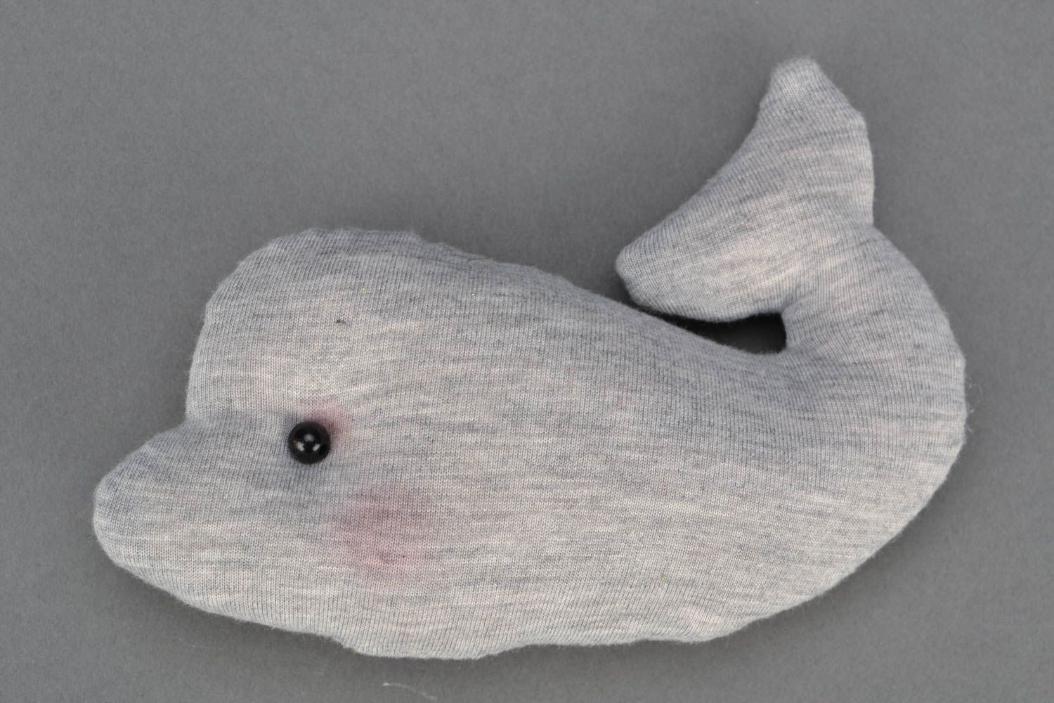 Handmade soft toy dolphin photo 3