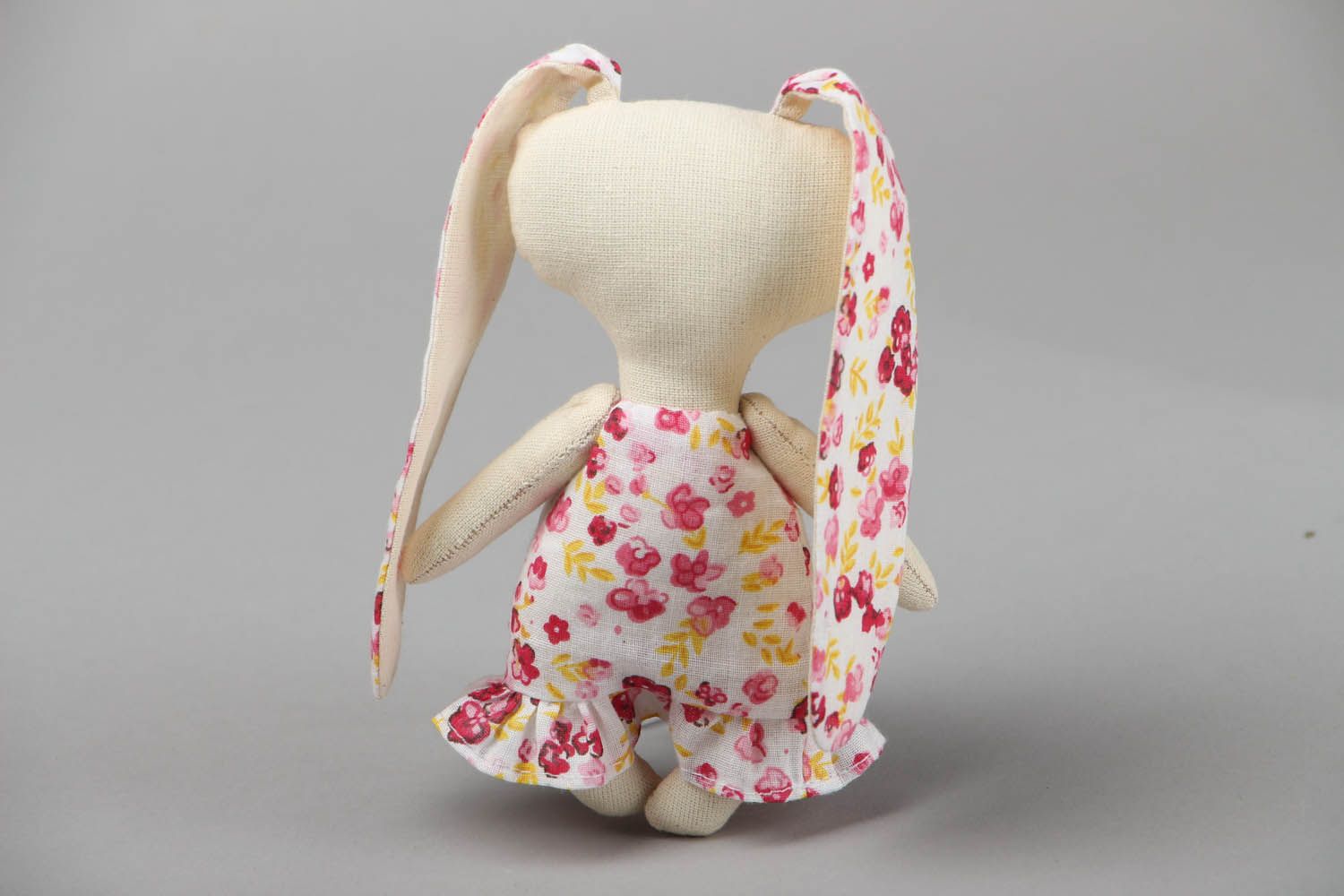 Soft toy Bunny in Dress photo 3