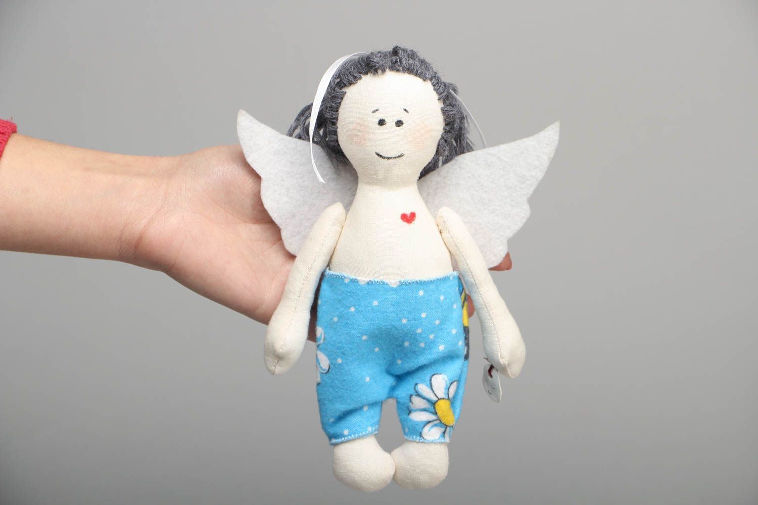 Handmade soft toy Angel photo 4