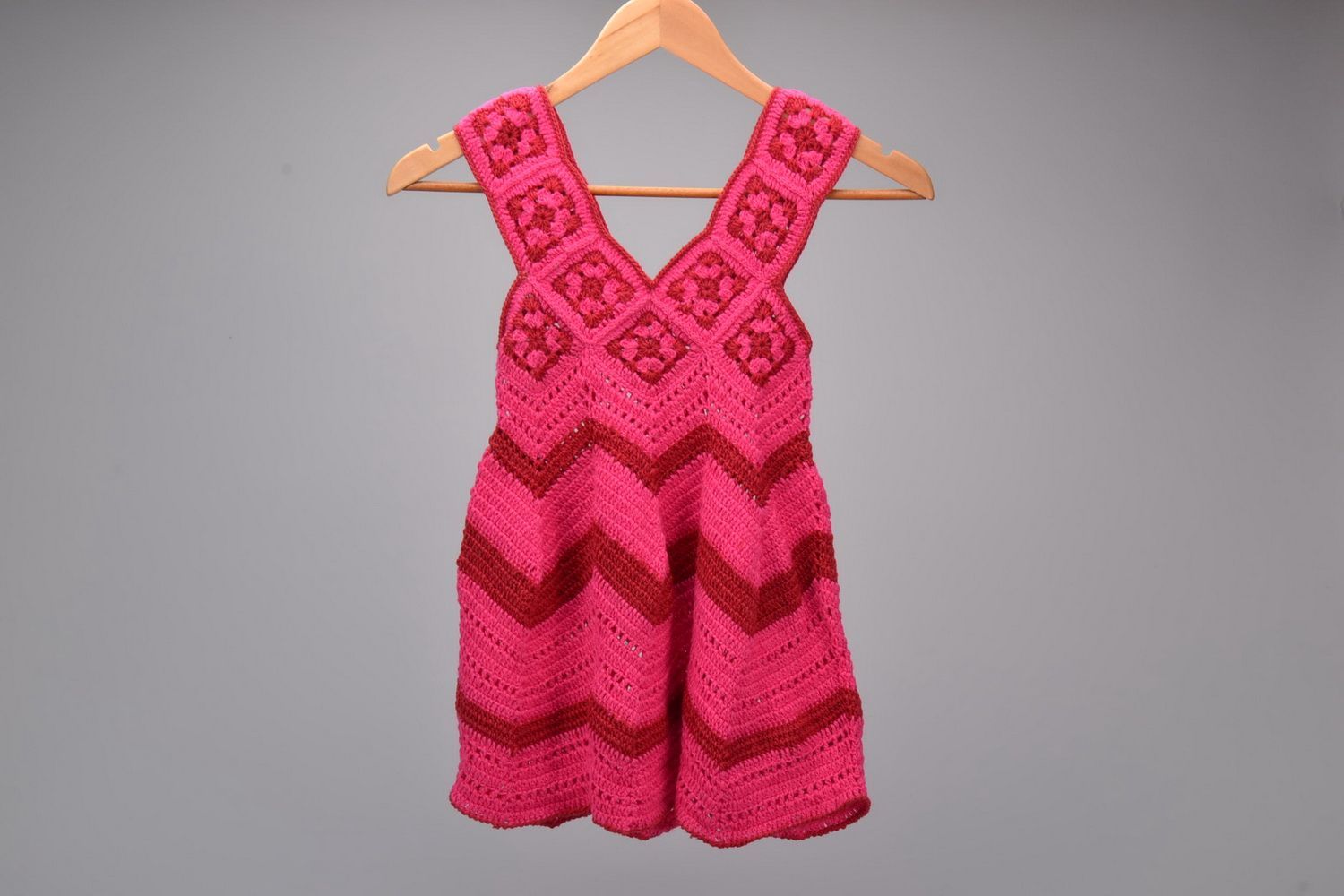Crochet sun dress for a girl photo 5