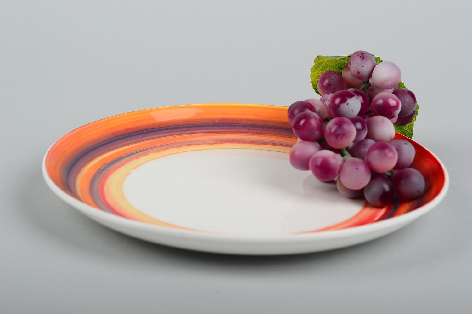 Assiette décorative Déco fait main de couleurs vives Vaisselle déco céramique photo 1