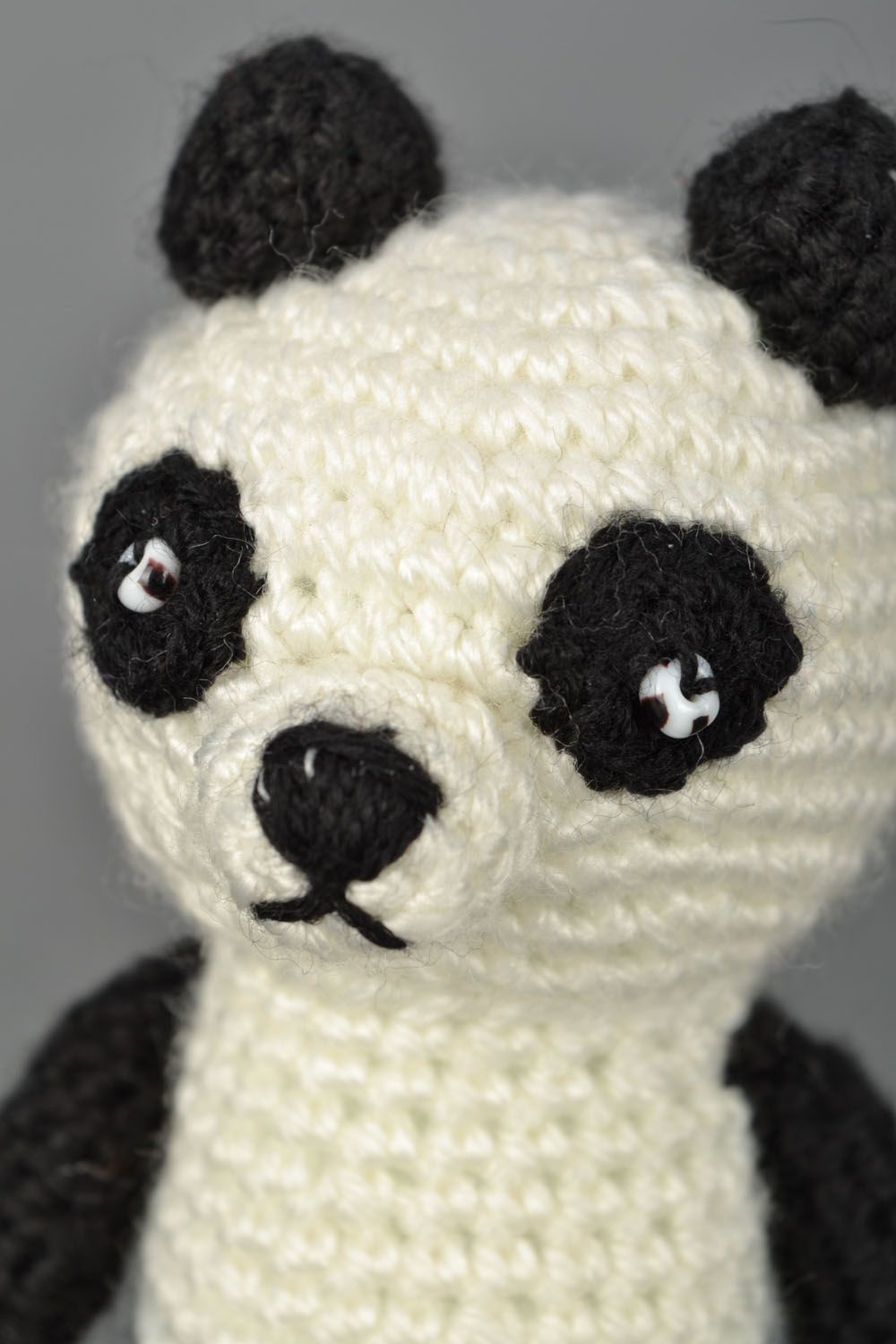 Gehäkeltes Kuscheltier Panda foto 4