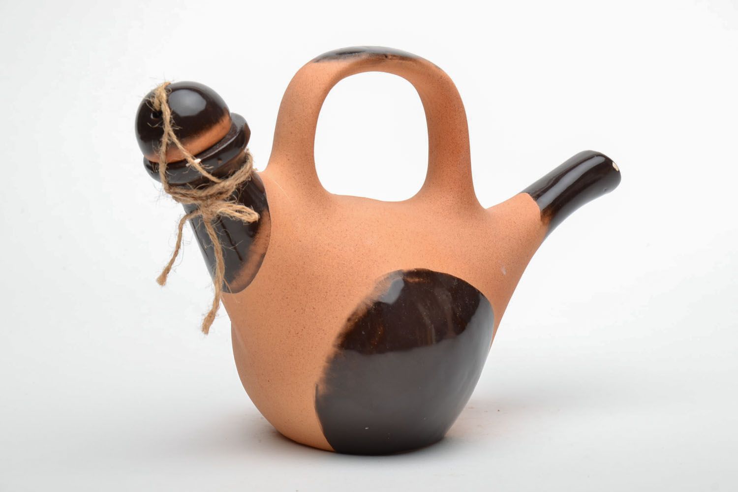 Ceramic teapot with lid photo 3