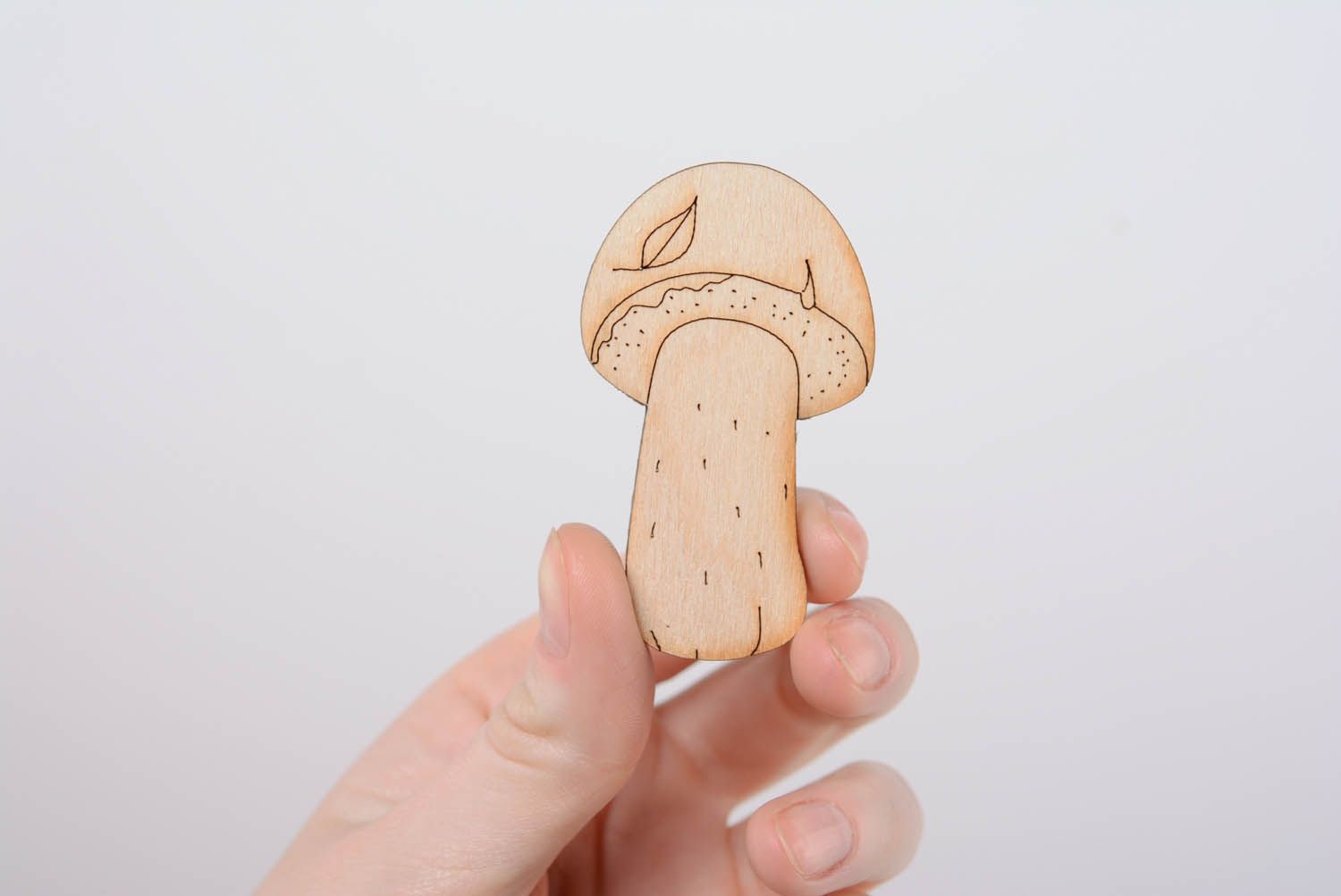 Magnet à décorer champignon fait main  photo 4