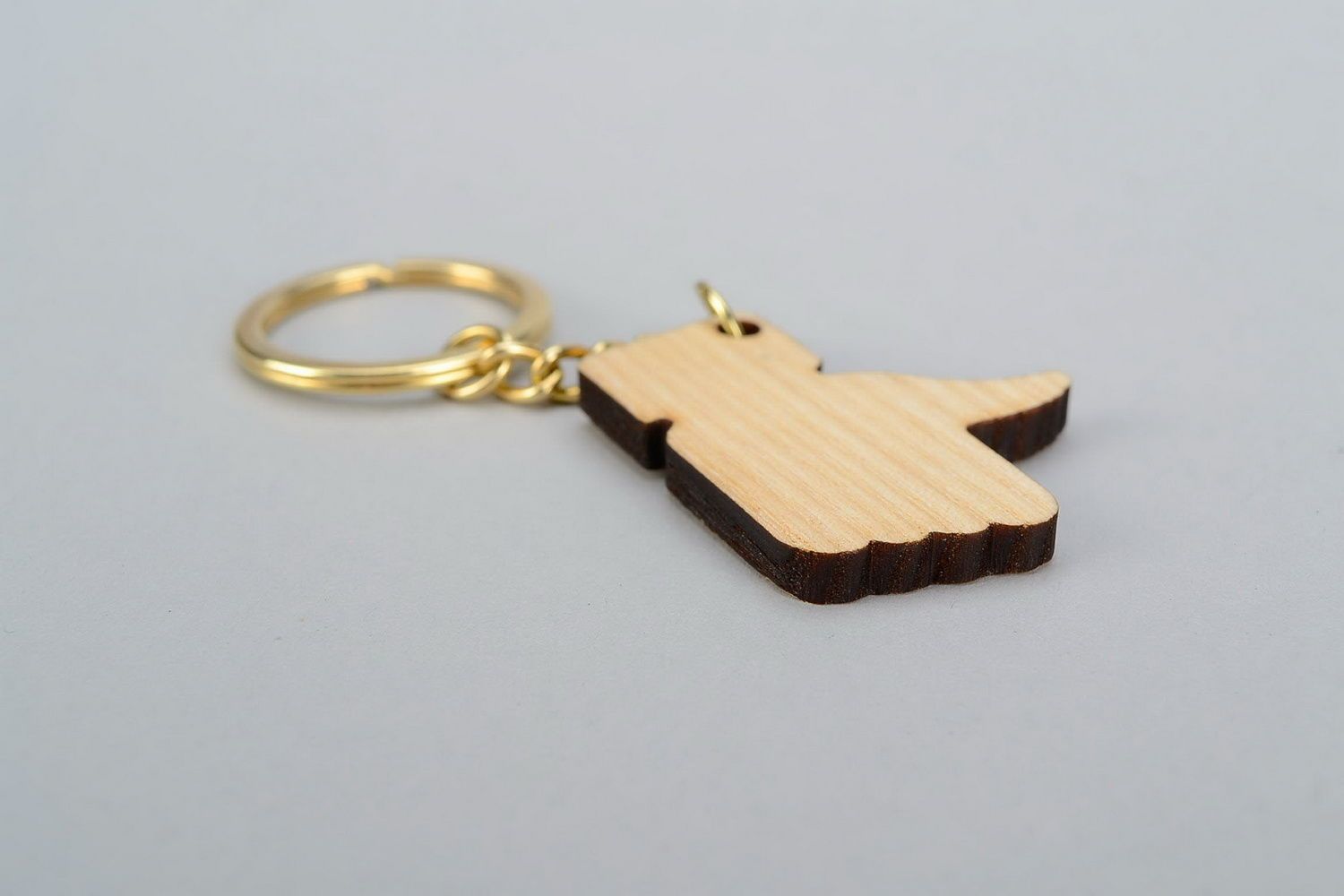 Wooden key chain Like photo 4