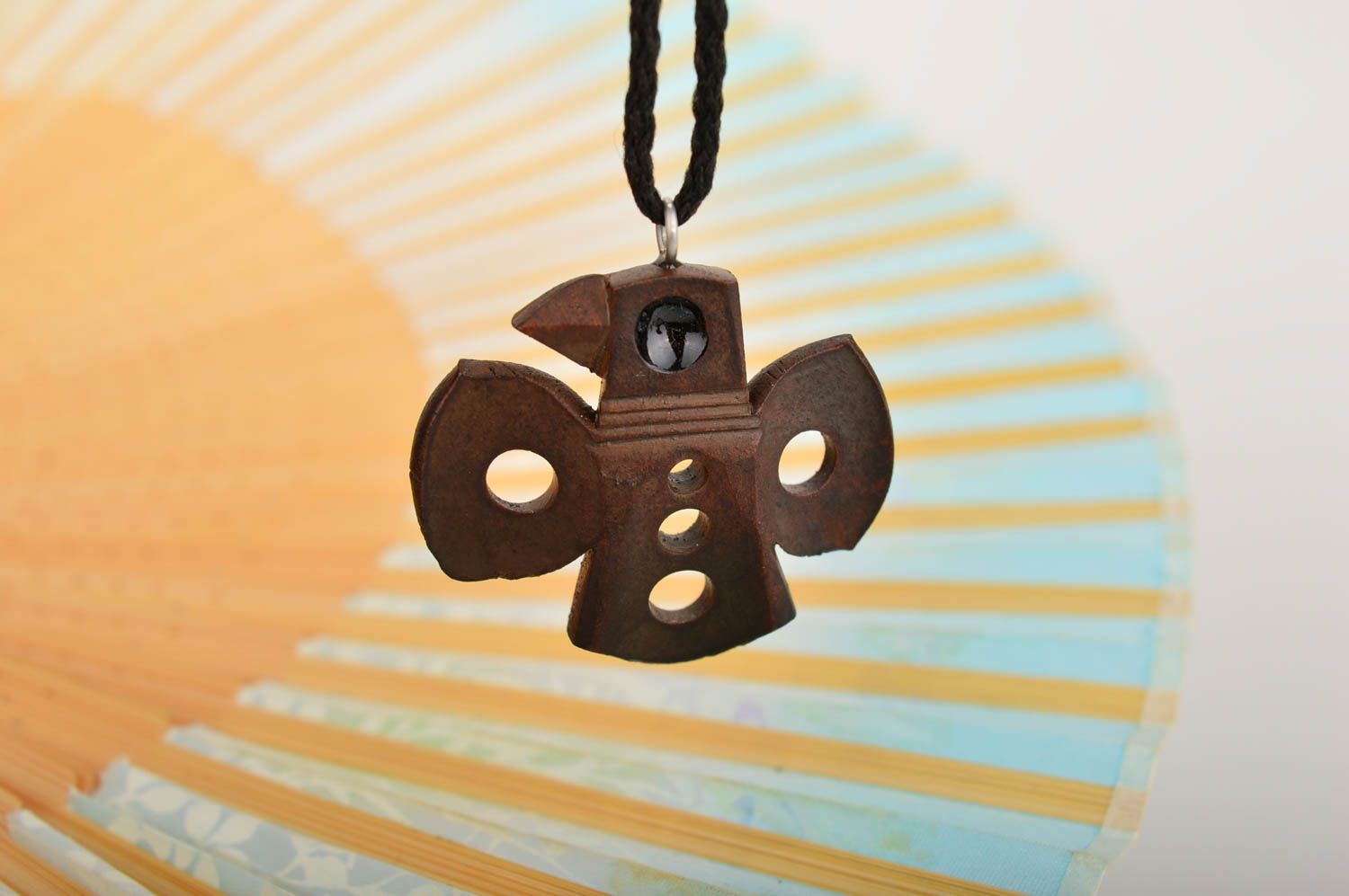 Handmade pendant designer pendant clay jewelry unusual accessory gift ideas photo 1