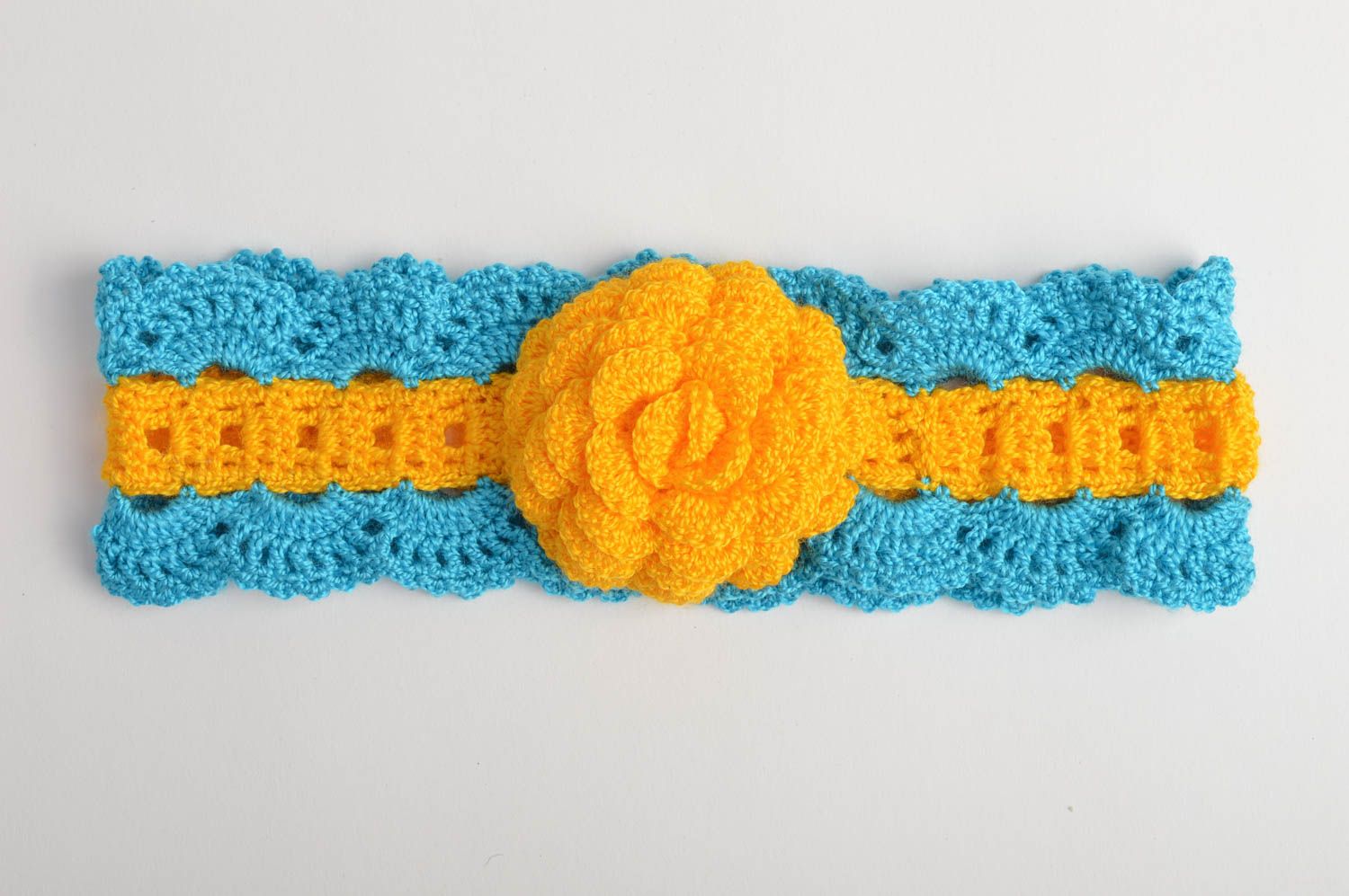 Beautiful handmade crochet flower headband fashion accessories gifts for her photo 3