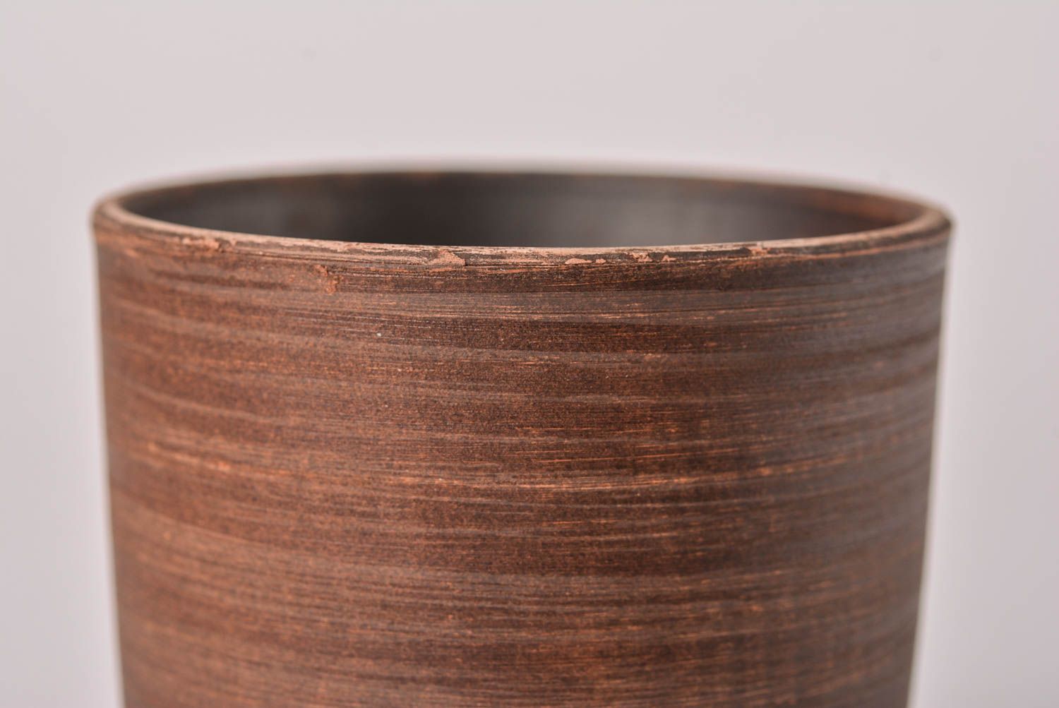 Handgefertigt Becher aus Ton Keramik Trinkbecher Designer Geschirr 250 ml foto 4