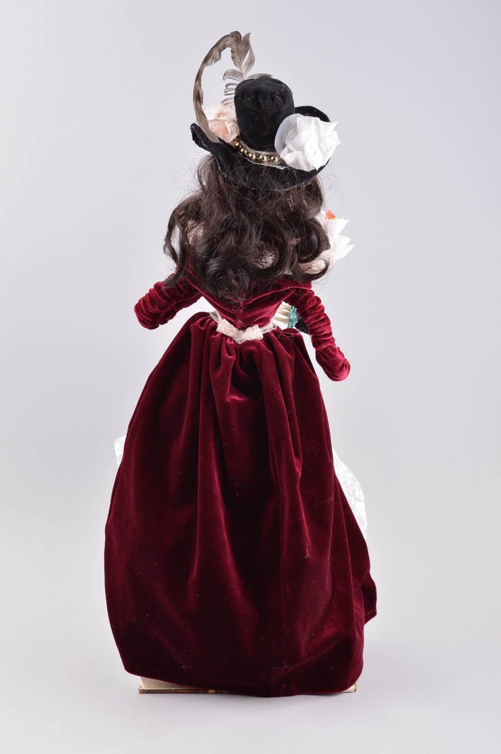 Кукла ручной работы авторская кукла интерьерная керамическая кукла Камелия фото 3