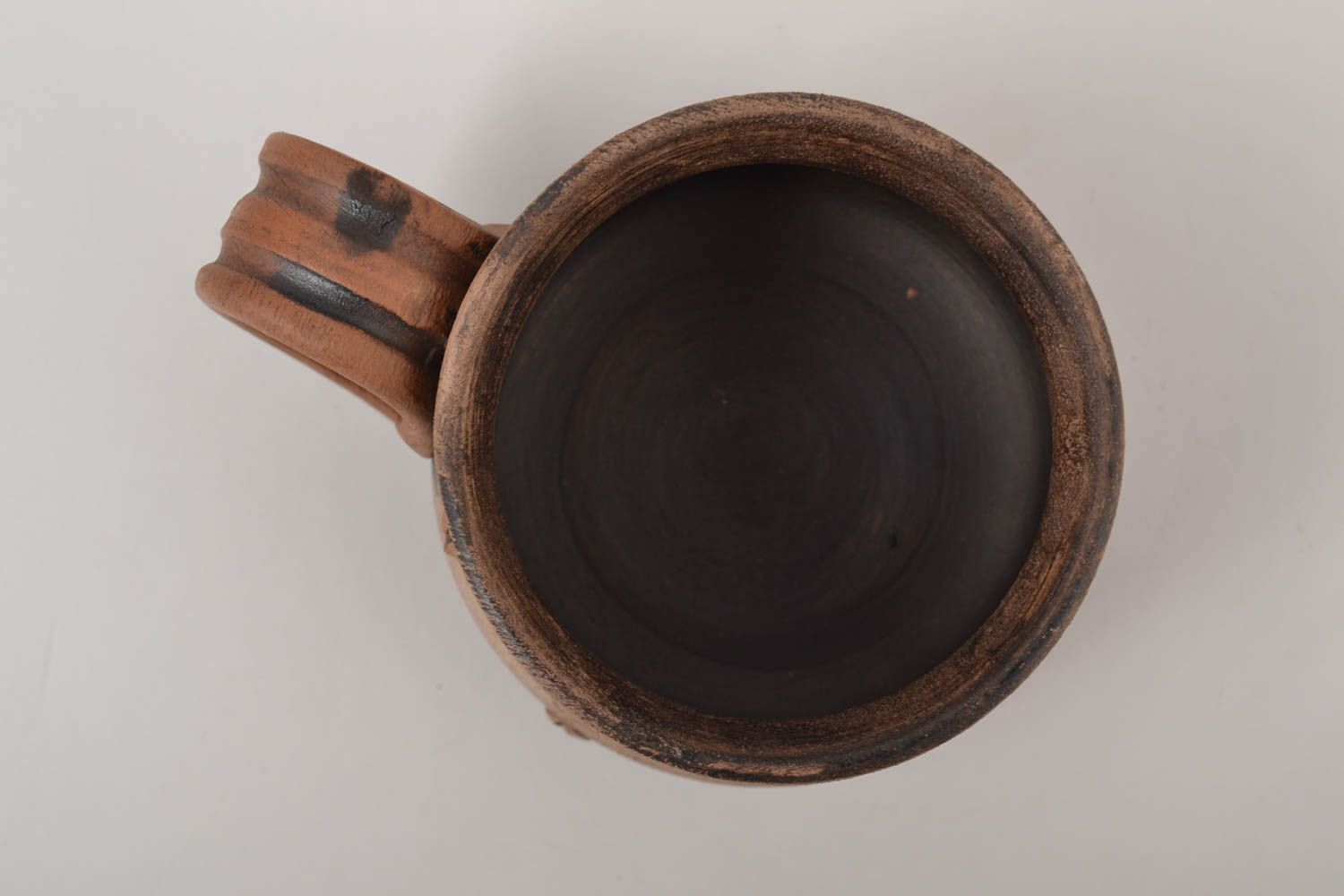 Taza artesanal de arcilla para té menaje de cocina regalo original 100 ml foto 2