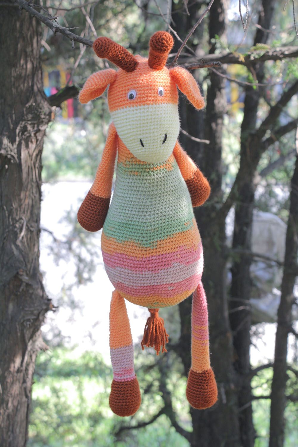 Soft crochet toy Giraffe photo 1