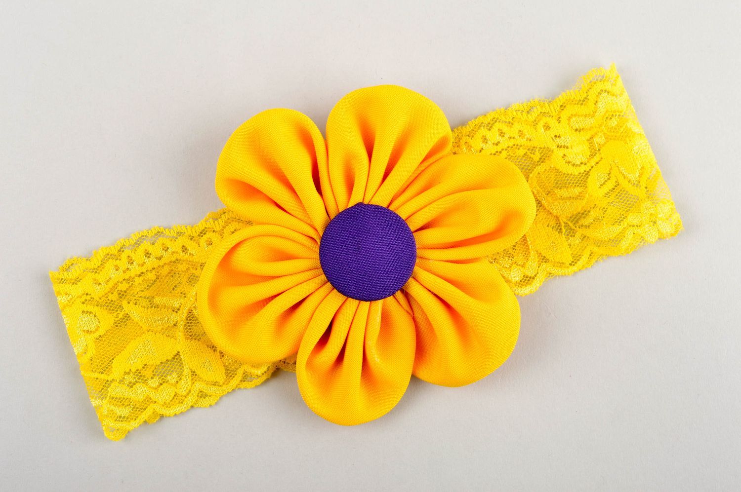 Stylish handmade flower headband designer hair accessories for girls gift ideas photo 2