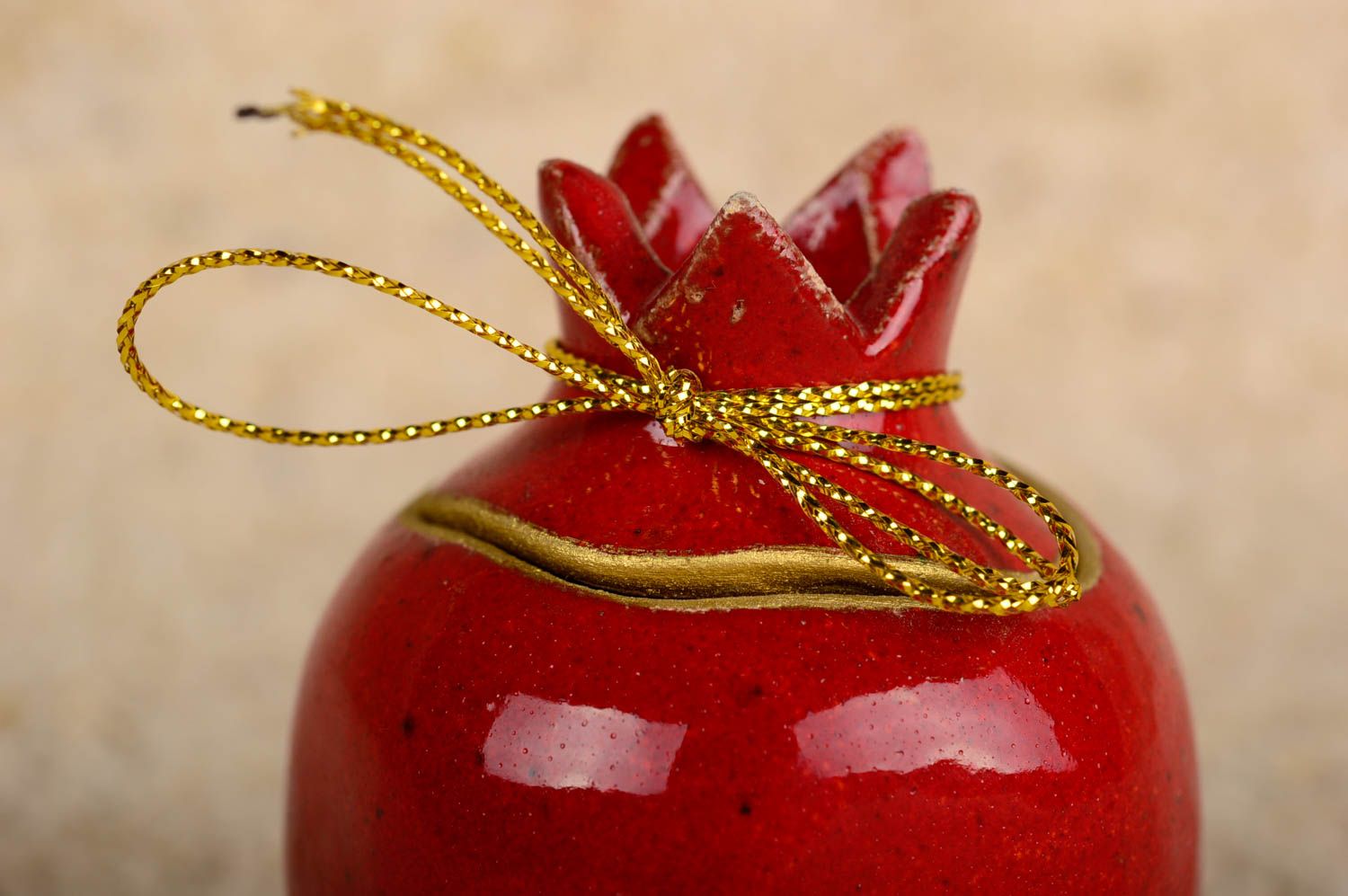 Joyero artesanal con forma de granada accesorio para mujer regalo original foto 3