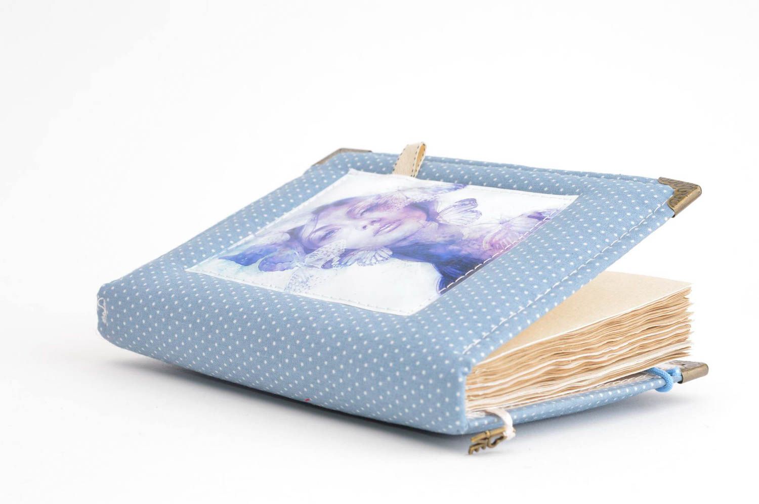 Design Tagebuch handmade Geschenk für Freundin Designer Notizbuch für 60 Seiten foto 4