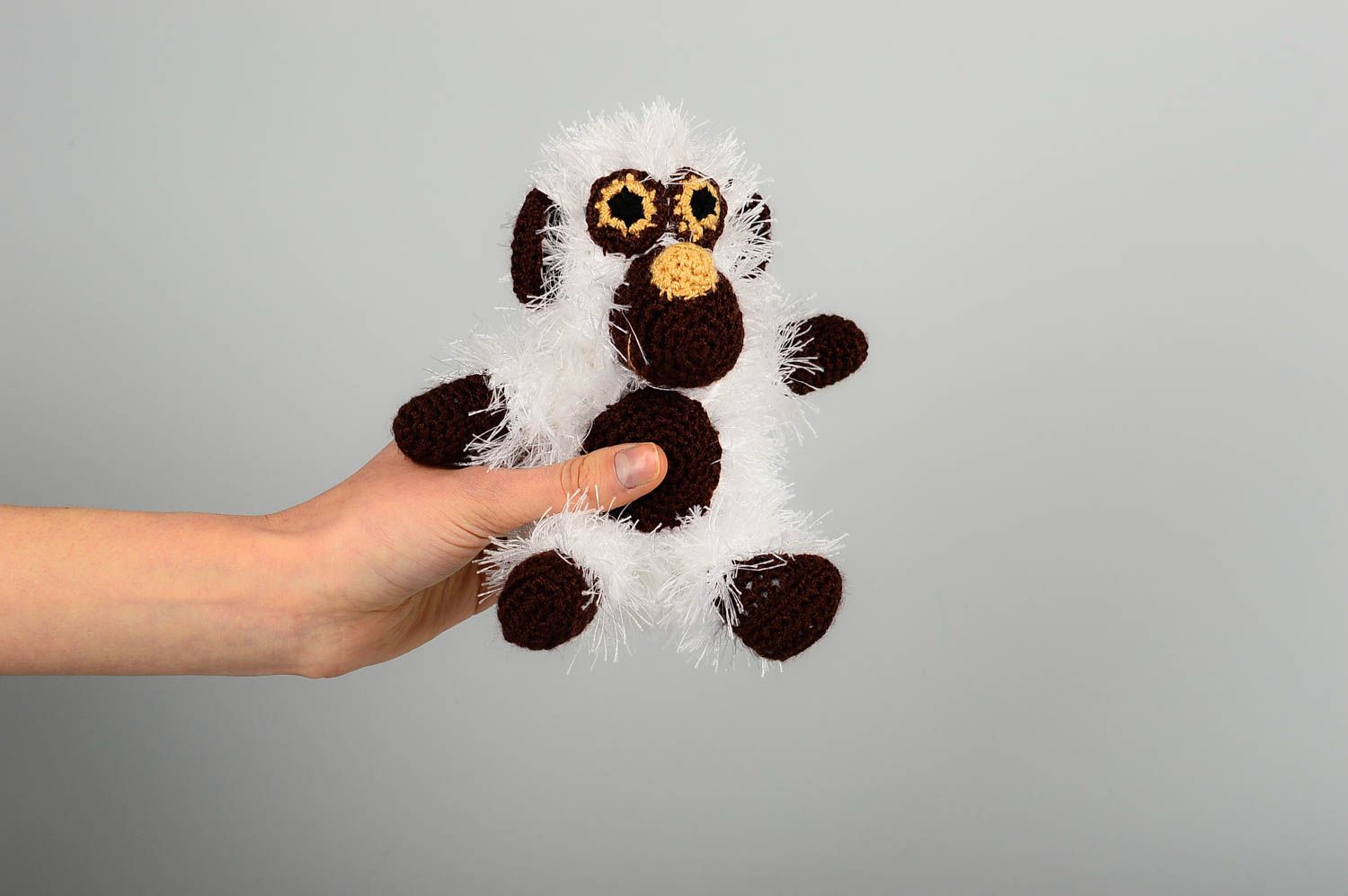 Juguete original con forma de mono divertido peluche artesanal regalo para niño foto 2