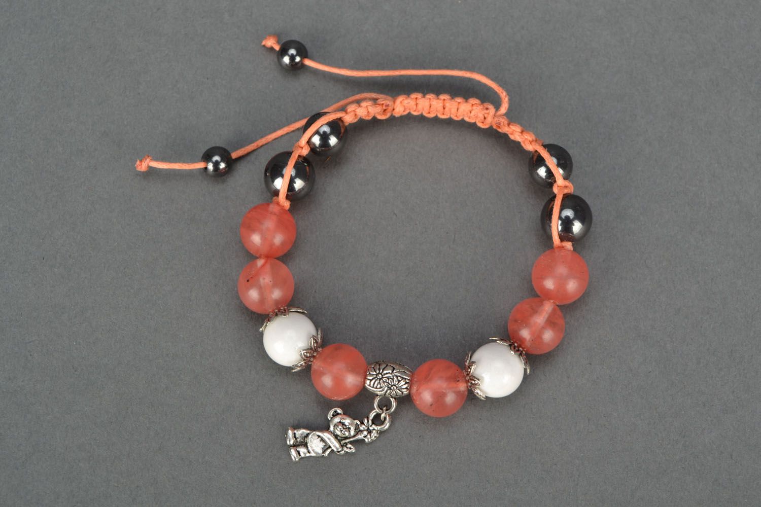 Bracelet with natural stones photo 2