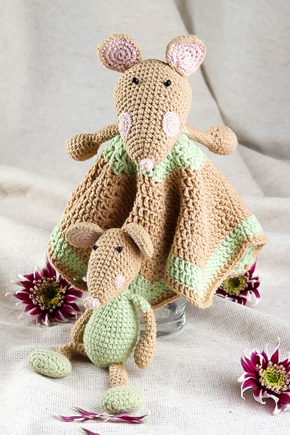 Handmade crocheted soft toy for babies nursery decor ideas soft toy for children photo 1