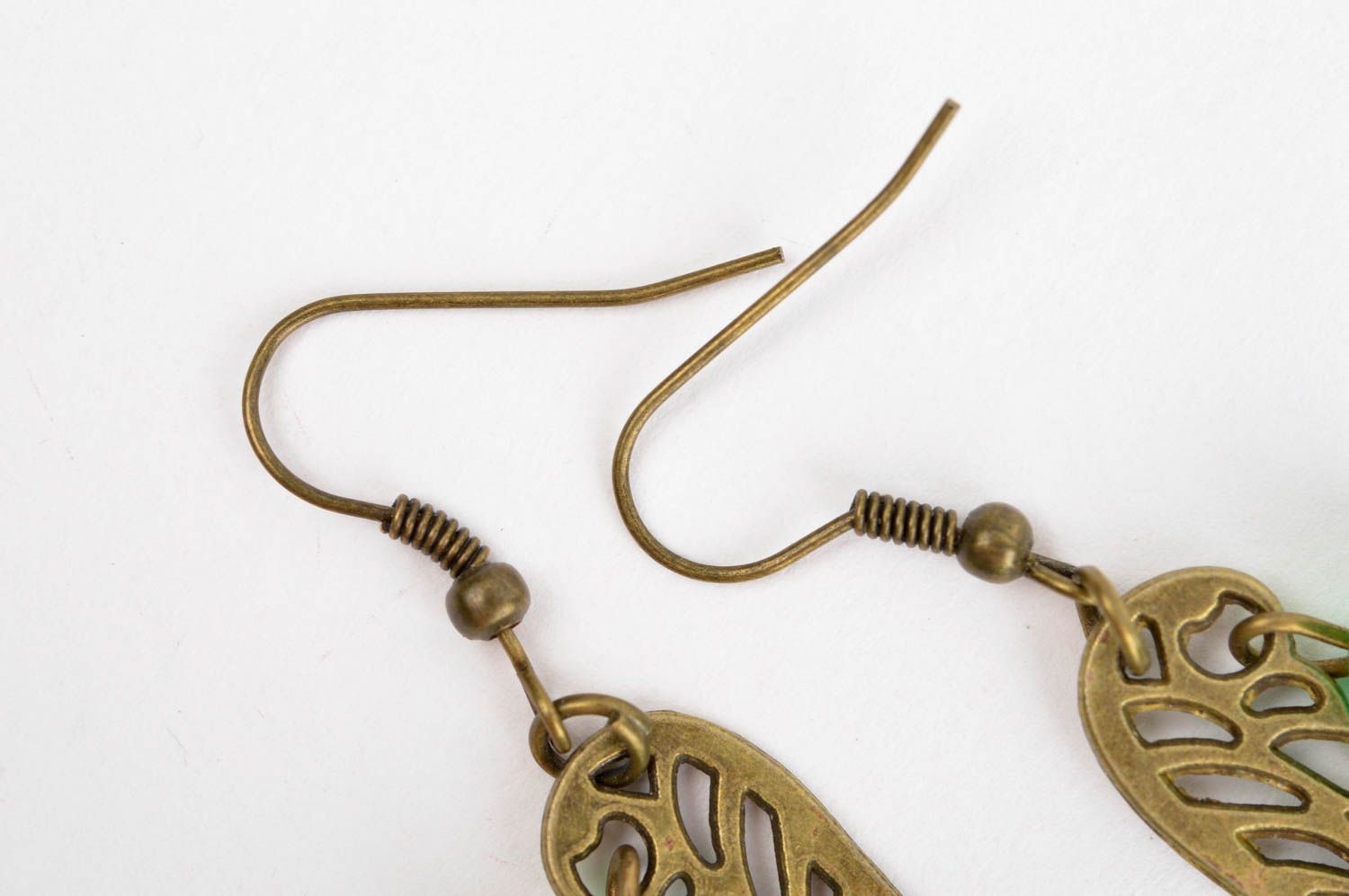 Handmade earrings designer accessory gift ideas unusual earrings beads jewelry photo 4