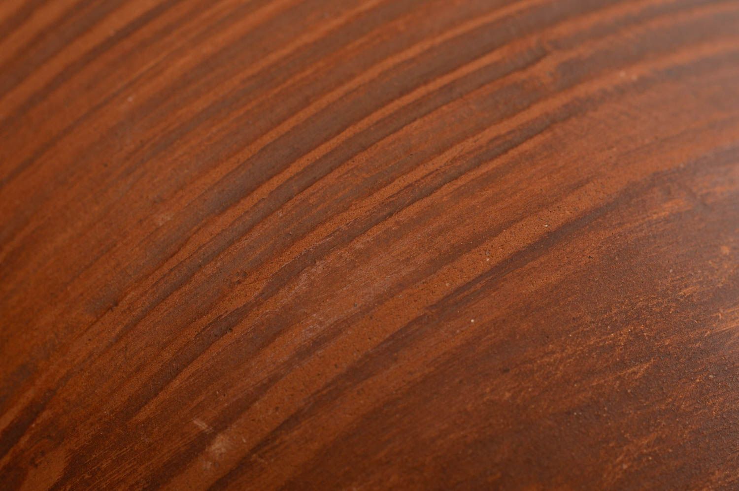 Taza cerámica hecha a mano bonita marrón modelada original 200 ml foto 5