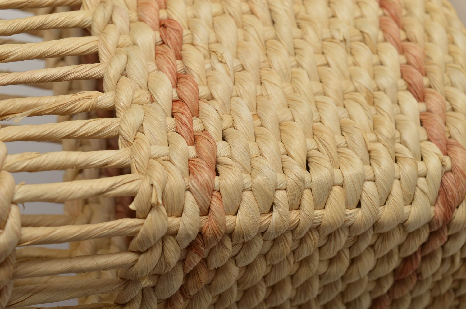 Bolso artesanal de hojas de maiz accesorio de mujeres beige regalo original foto 5