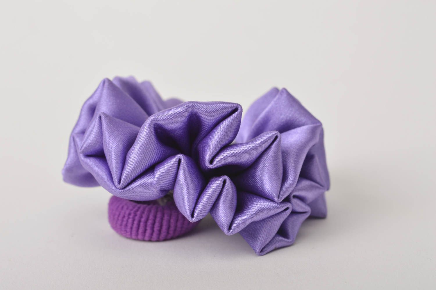 Handmade scrunchy unusual accessory gift ideas flower scrunchy gift for baby photo 5