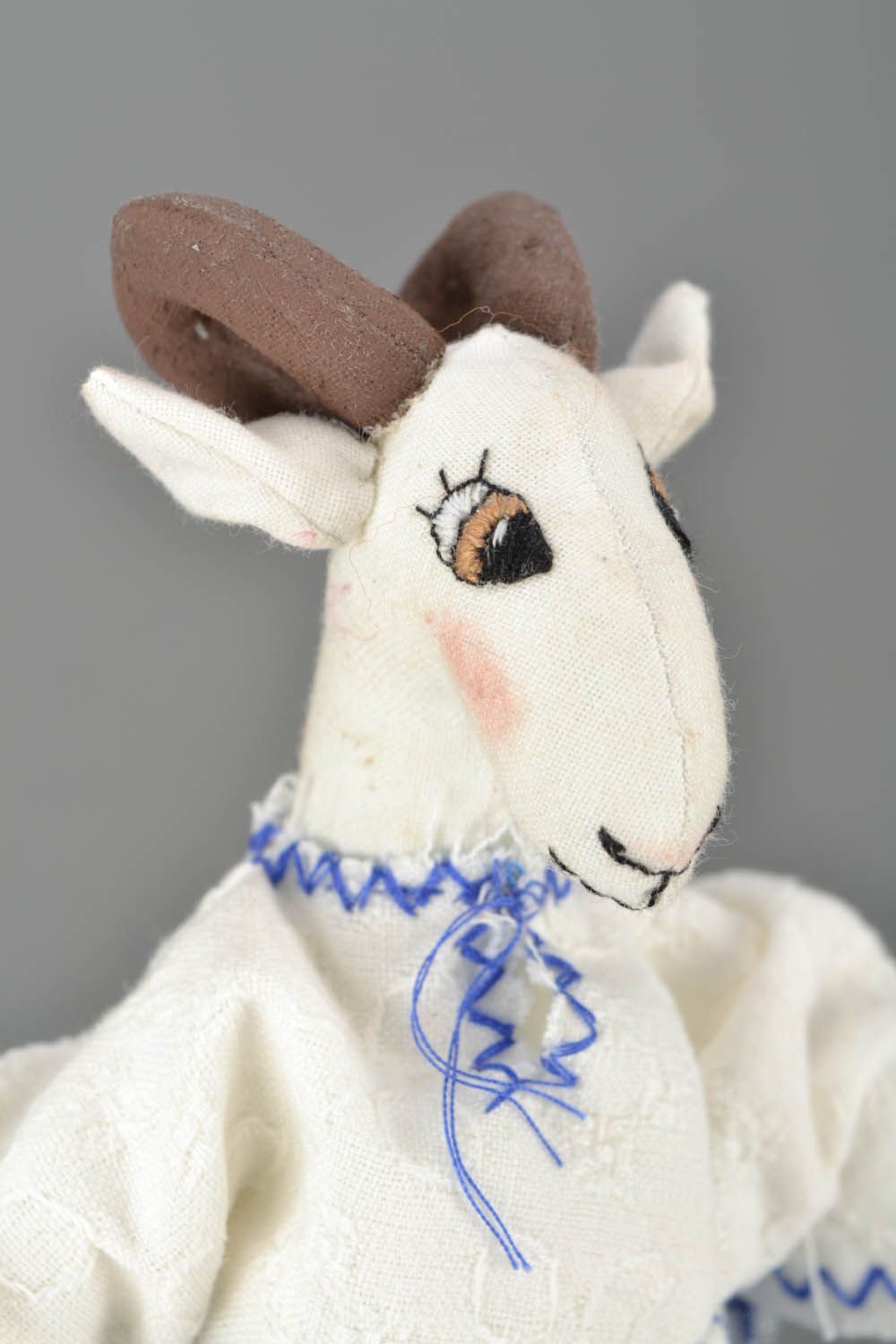 Fabric toy Goat Vera photo 4