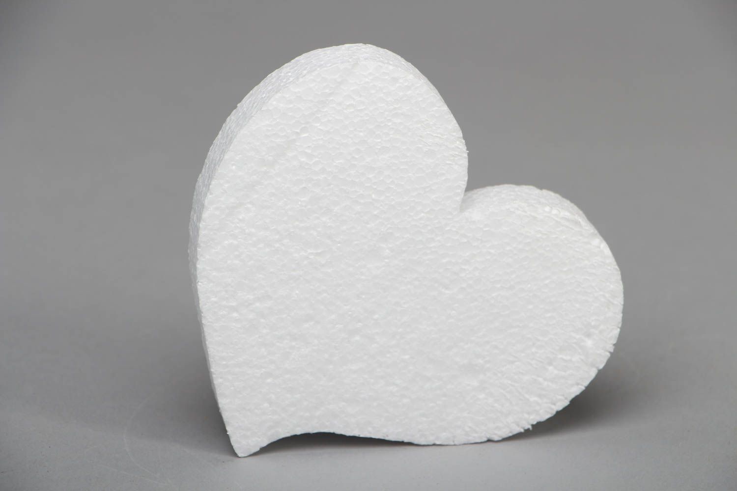 Coeur en polystyrène sculpté pour serviettage et peinture photo 2