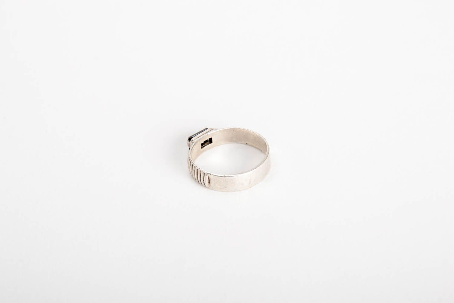 Серебряное кольцо ручной работы женское кольцо с камнем серебряное украшение фото 4