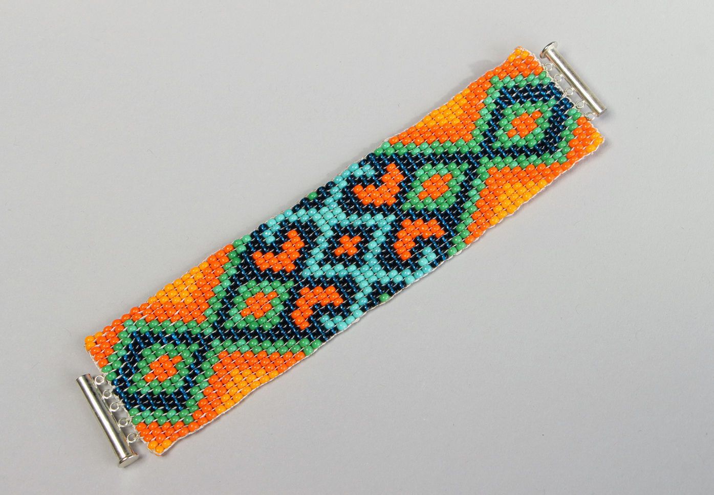 Beaded bracelet in ethnic style Protection and abundance photo 2