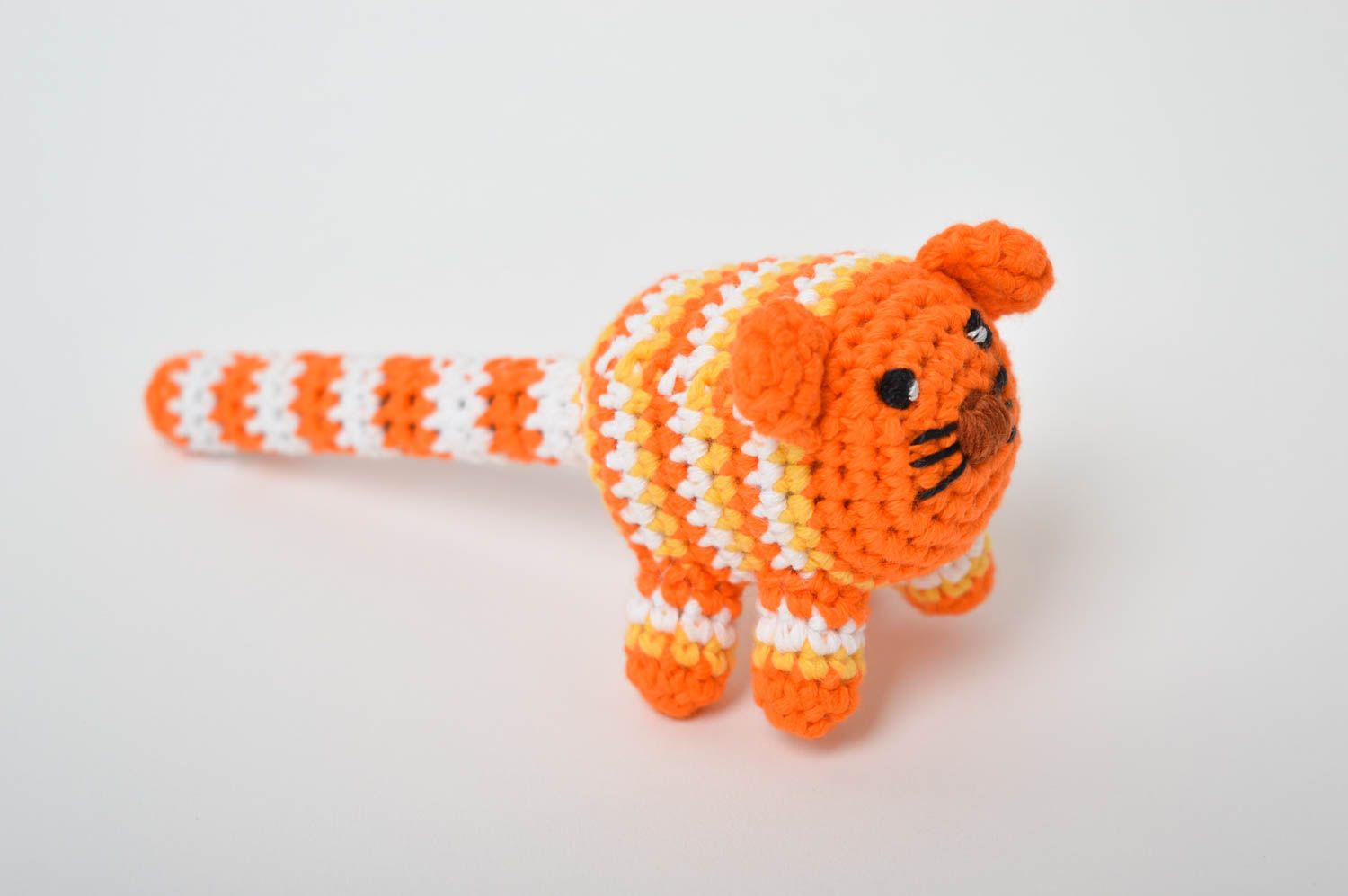 Игрушка котенок ручной работы мягкая игрушка маленького размера детская игрушка фото 2