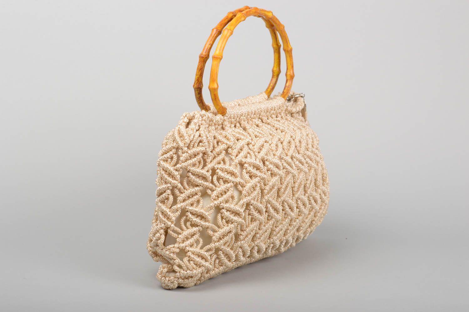 Macrame bag handmade bag ladies bags designer handbags best gifts for girls photo 2