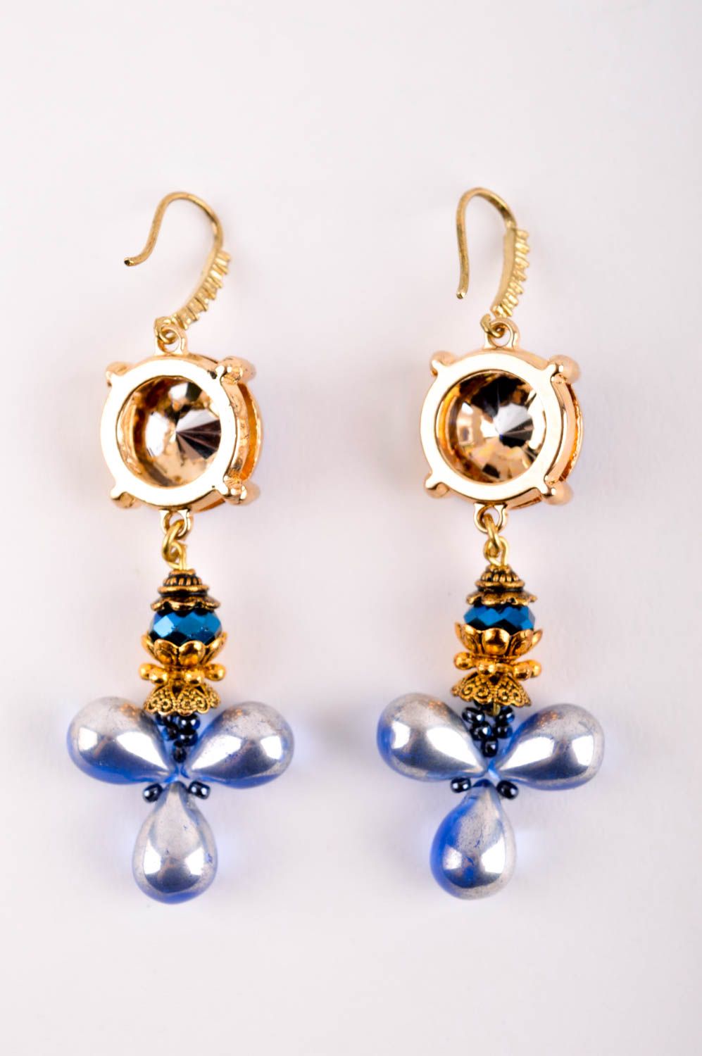 Handmade earrings designer earrings unusual accessory for women stone earrings photo 4