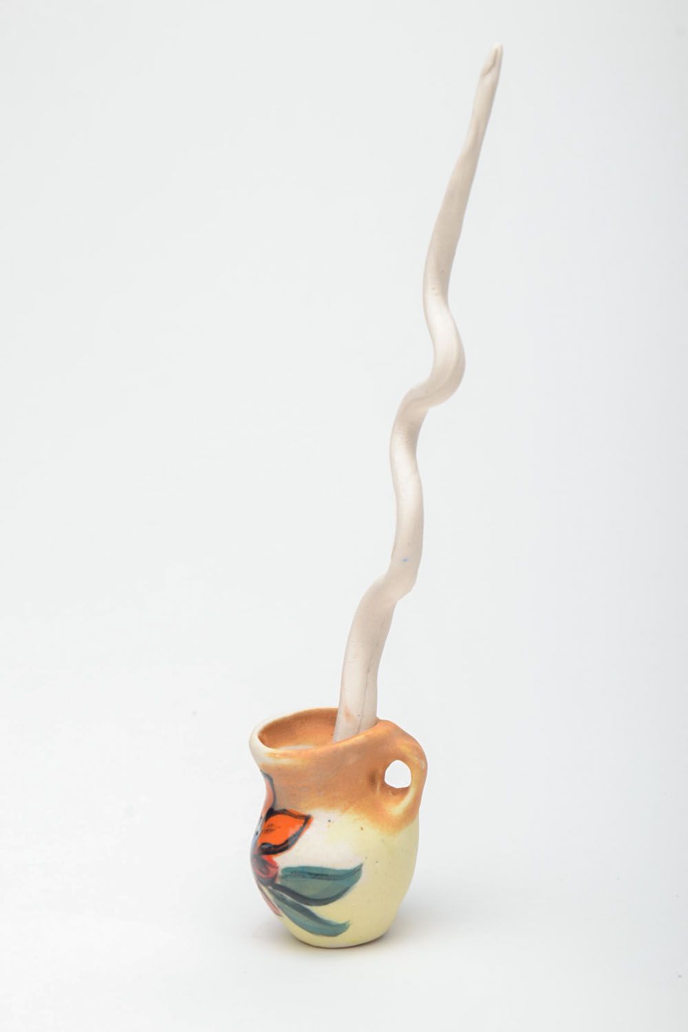 Blumentopf Stecker aus Keramik foto 3